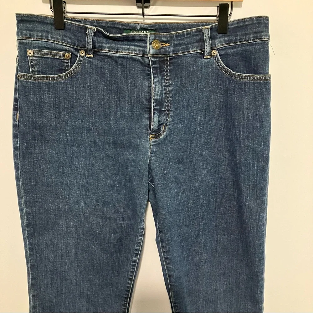 Lauren Ralph Lauren Premier Straight Jeans Size 12 - Picture 2 of 9